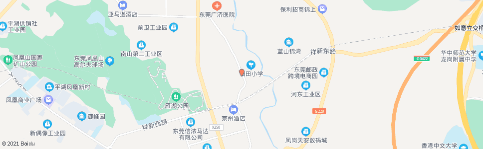 东莞镇田学校_公交站地图_东莞公交_妙搜公交查询2025