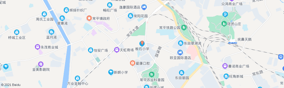 东莞板石小学_公交站地图_东莞公交_妙搜公交查询2024