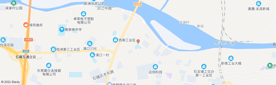 东莞西南鹏城小学_公交站地图_东莞公交_妙搜公交查询2025