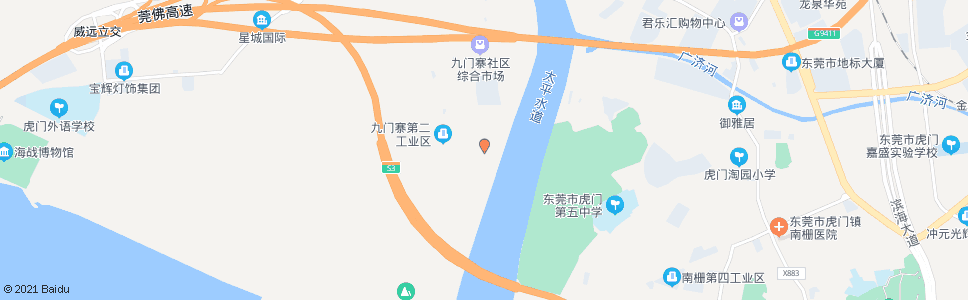 东莞三门口村_公交站地图_东莞公交_妙搜公交查询2025