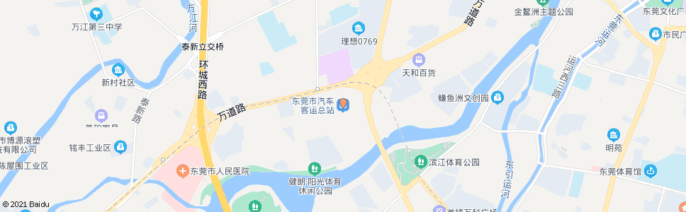 东莞市汽车总站路口_公交站地图_东莞公交_妙搜公交查询2024