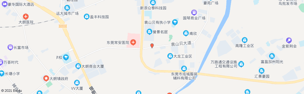 东莞崩江村_公交站地图_东莞公交_妙搜公交查询2025