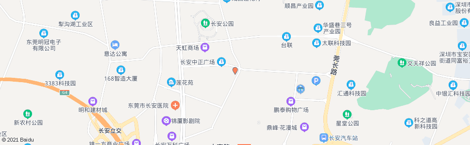 东莞莲城酒店_公交站地图_东莞公交_妙搜公交查询2024