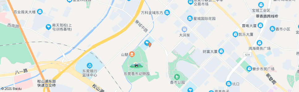 东莞香市小学_公交站地图_东莞公交_妙搜公交查询2024