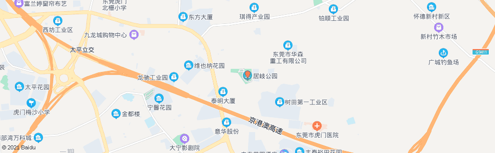 东莞居岐社区(居岐公园)_公交站地图_东莞公交_妙搜公交查询2024