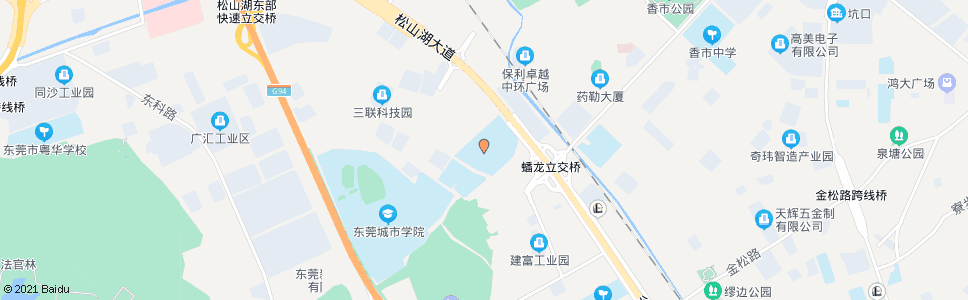 东莞市第六中学_公交站地图_东莞公交_妙搜公交查询2025