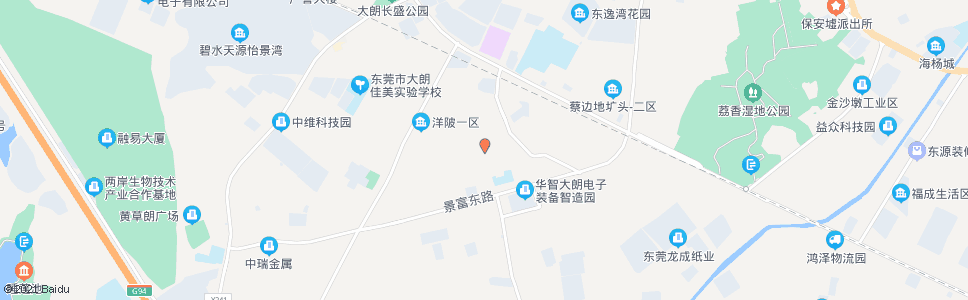 东莞洋乌村委会_公交站地图_东莞公交_妙搜公交查询2024