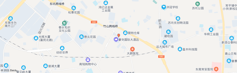 东莞豪华大酒店_公交站地图_东莞公交_妙搜公交查询2024