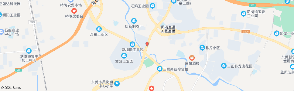 东莞清溪路口(凤岗)_公交站地图_东莞公交_妙搜公交查询2024