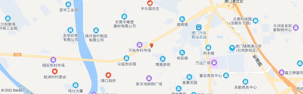 东莞富田制衣厂_公交站地图_东莞公交_妙搜公交查询2025