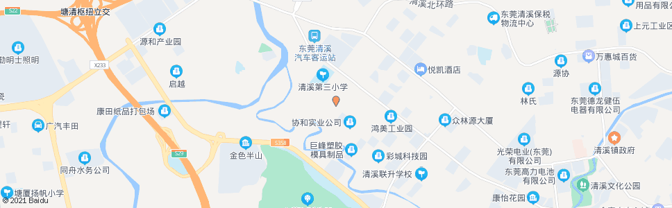 东莞大岭新村_公交站地图_东莞公交_妙搜公交查询2024