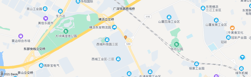 东莞西城科技园3区_公交站地图_东莞公交_妙搜公交查询2024