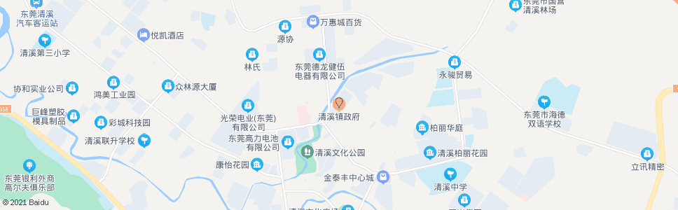 东莞凤岗清溪路口_公交站地图_东莞公交_妙搜公交查询2024