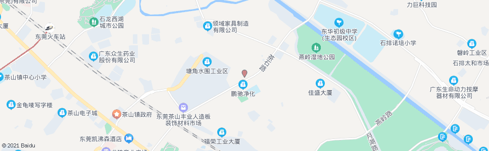 东莞水围市场_公交站地图_东莞公交_妙搜公交查询2025