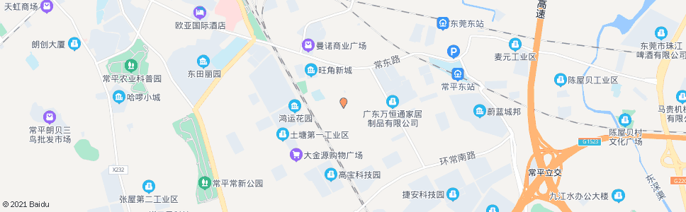 东莞塘吓市场_公交站地图_东莞公交_妙搜公交查询2024