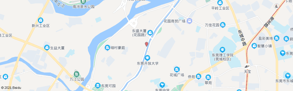 东莞丽景新村(精卫中心莞城点)_公交站地图_东莞公交_妙搜公交查询2025