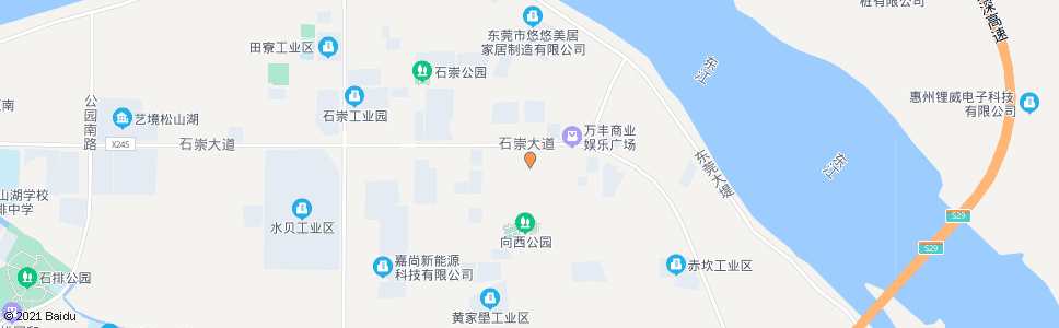 东莞向西村_公交站地图_东莞公交_妙搜公交查询2025