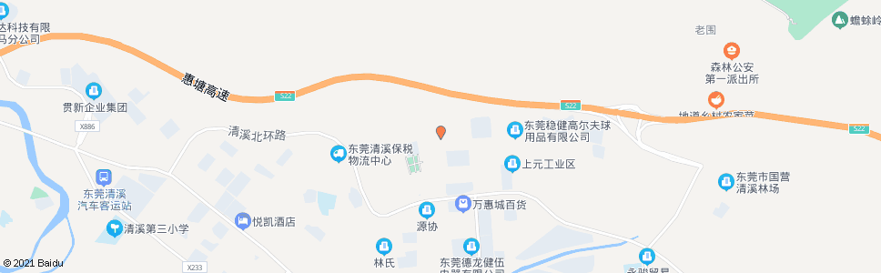 东莞松树岗村_公交站地图_东莞公交_妙搜公交查询2024