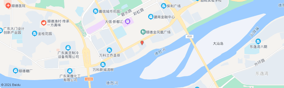 佛山顺德喜来登酒店_公交站地图_佛山公交_妙搜公交查询2024