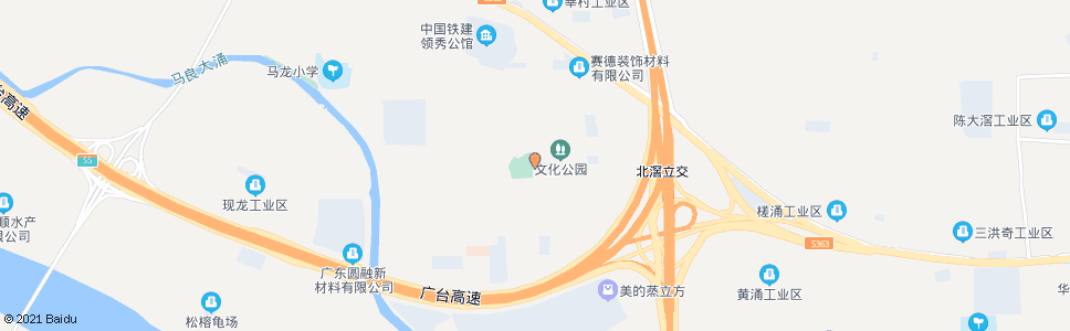 佛山龙涌市场_公交站地图_佛山公交_妙搜公交查询2024