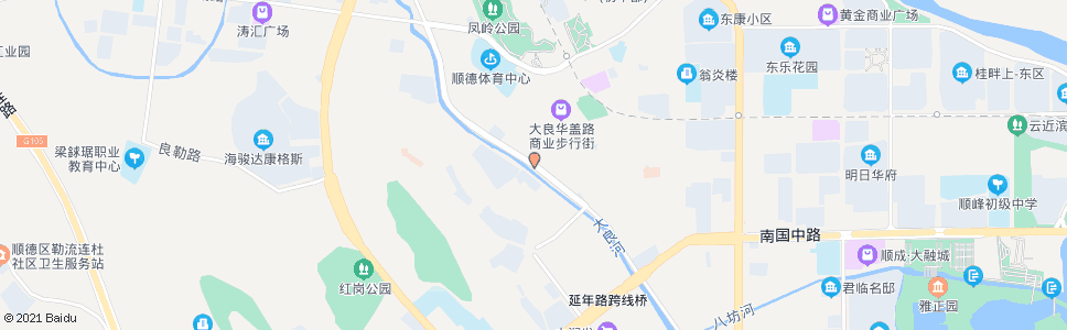 佛山鉴海小学_公交站地图_佛山公交_妙搜公交查询2024