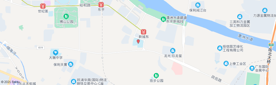 佛山东平小学_公交站地图_佛山公交_妙搜公交查询2024