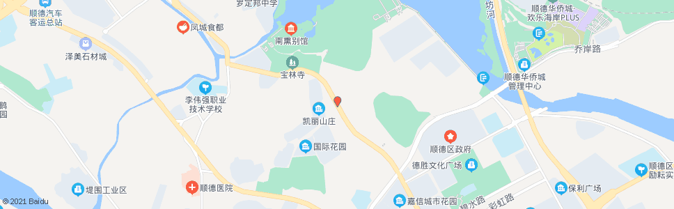 佛山旧寨村_公交站地图_佛山公交_妙搜公交查询2024