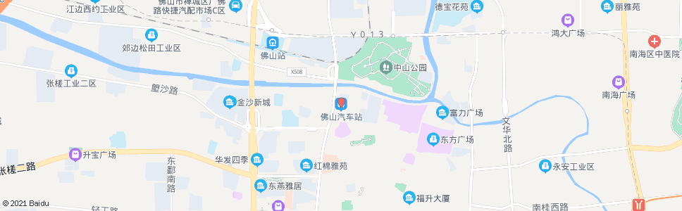 佛山市桥汽车站西门_公交站地图_佛山公交_妙搜公交查询2025