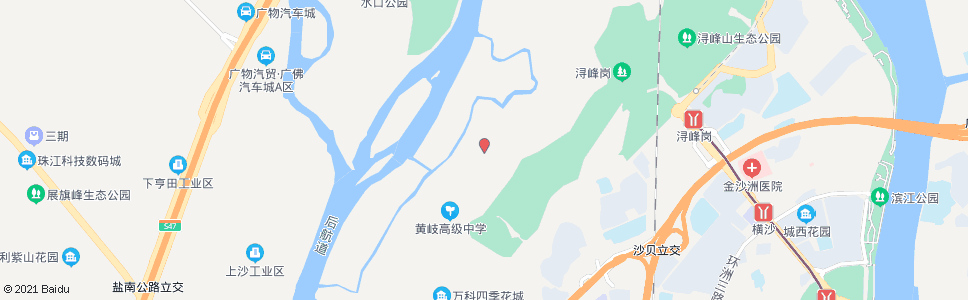 佛山后海村_公交站地图_佛山公交_妙搜公交查询2024