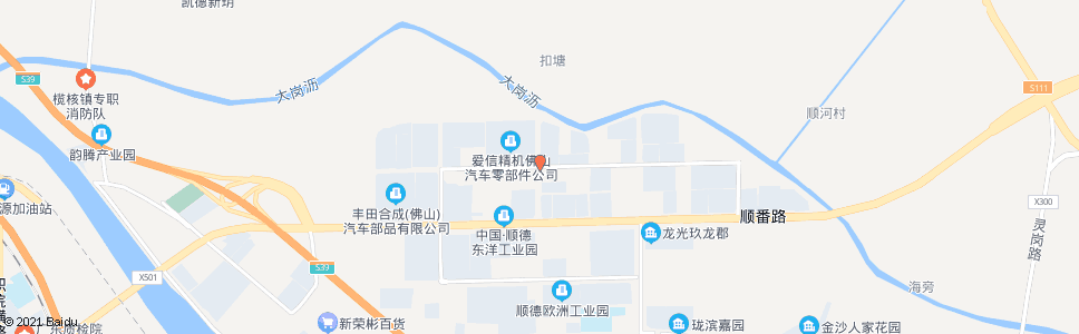 佛山新辉路顺和北路口_公交站地图_佛山公交_妙搜公交查询2024