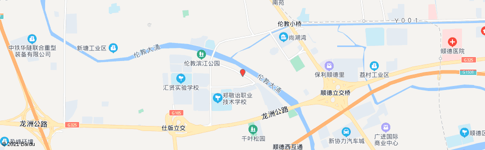 佛山滨江中路江成路口_公交站地图_佛山公交_妙搜公交查询2024