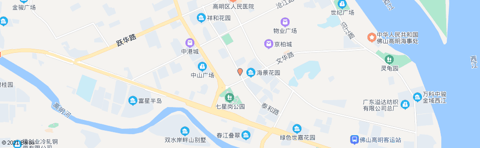 佛山沛明小学_公交站地图_佛山公交_妙搜公交查询2025