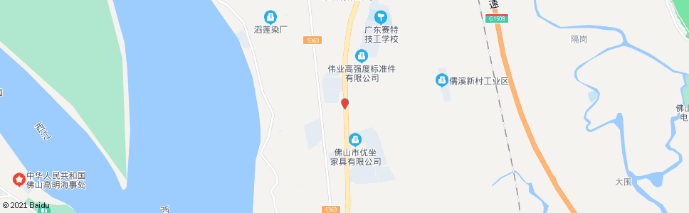 佛山海舟村_公交站地图_佛山公交_妙搜公交查询2024