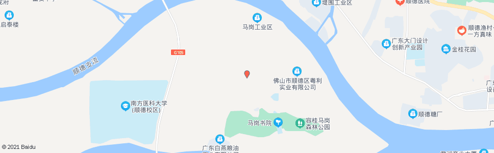 佛山马岗市场_公交站地图_佛山公交_妙搜公交查询2025