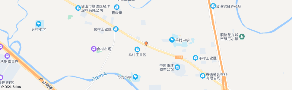 佛山马村牌坊(三乐路)_公交站地图_佛山公交_妙搜公交查询2024