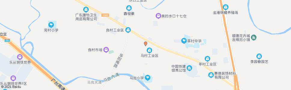 佛山马龙大道路口_公交站地图_佛山公交_妙搜公交查询2025