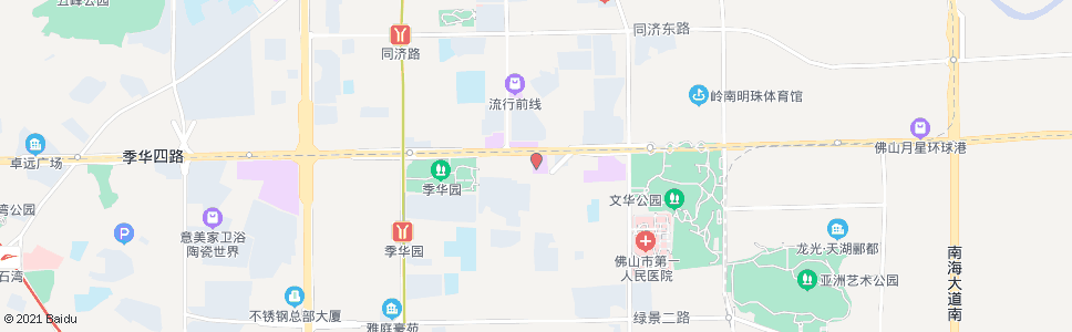 佛山东建世纪广场西门_公交站地图_佛山公交_妙搜公交查询2025