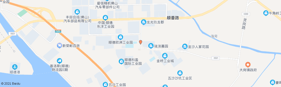 佛山五沙小学_公交站地图_佛山公交_妙搜公交查询2025