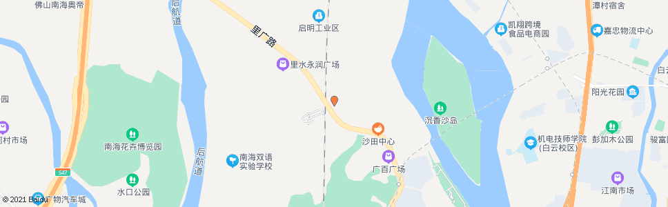 佛山马洲村_公交站地图_佛山公交_妙搜公交查询2024