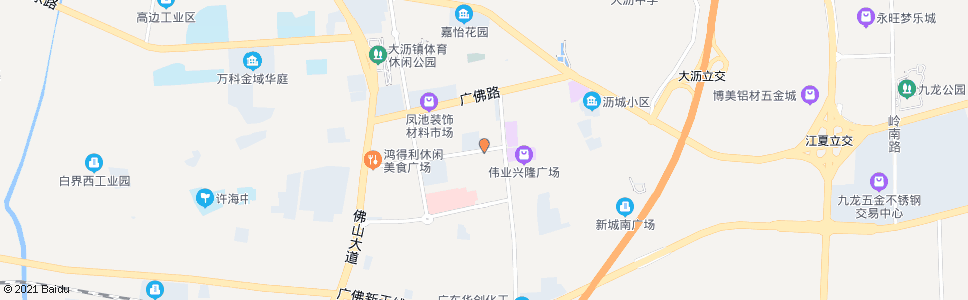 佛山沥城小区_公交站地图_佛山公交_妙搜公交查询2024