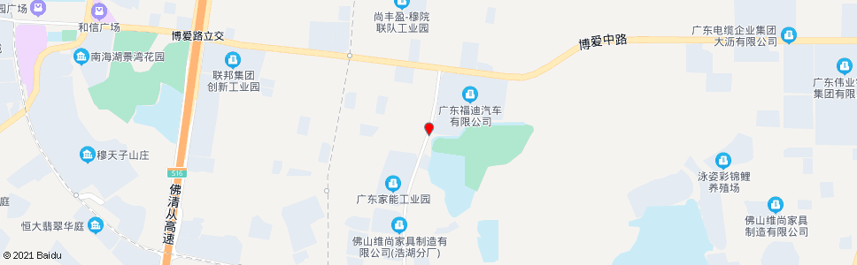 佛山刘洞村_公交站地图_佛山公交_妙搜公交查询2024