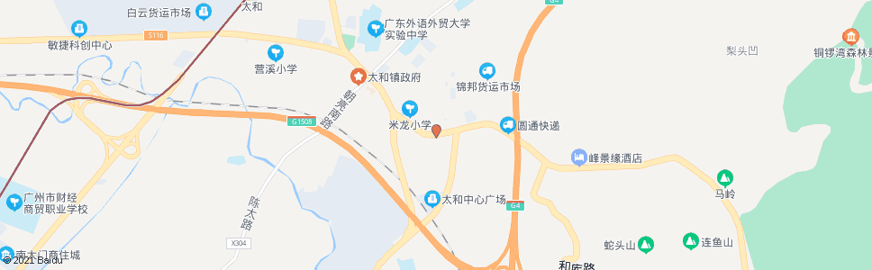 广州米龙村_公交站地图_广州公交_妙搜公交查询2024