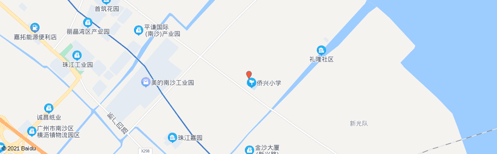 广州侨兴小学_公交站地图_广州公交_妙搜公交查询2024