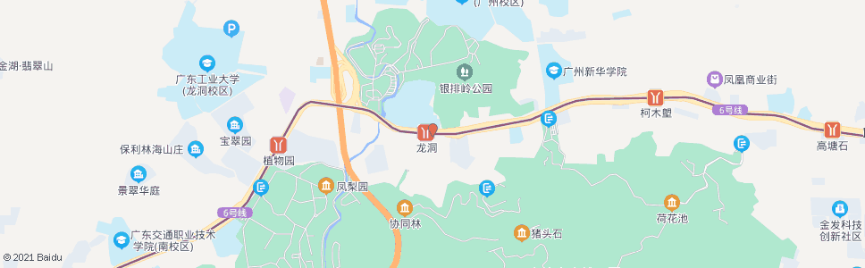 广州地铁龙洞站(林校)总站_公交站地图_广州公交_妙搜公交查询2024