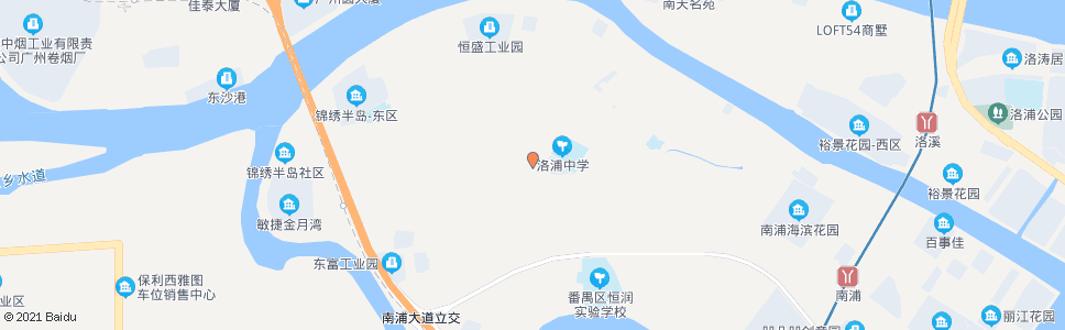 广州西二村市场_公交站地图_广州公交_妙搜公交查询2024
