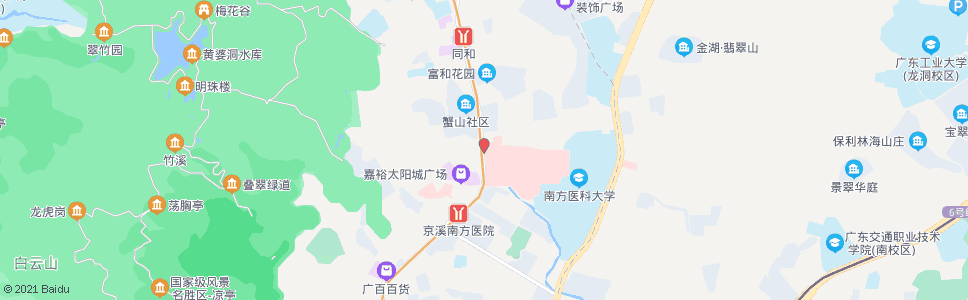 广州南方医院(总站)_公交站地图_广州公交_妙搜公交查询2024