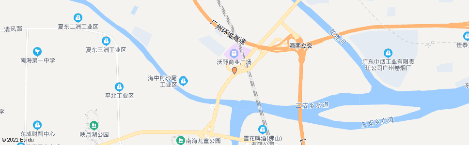 广州沙尾桥_公交站地图_广州公交_妙搜公交查询2024