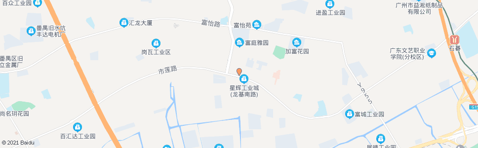 广州石基村(市莲路)_公交站地图_广州公交_妙搜公交查询2024