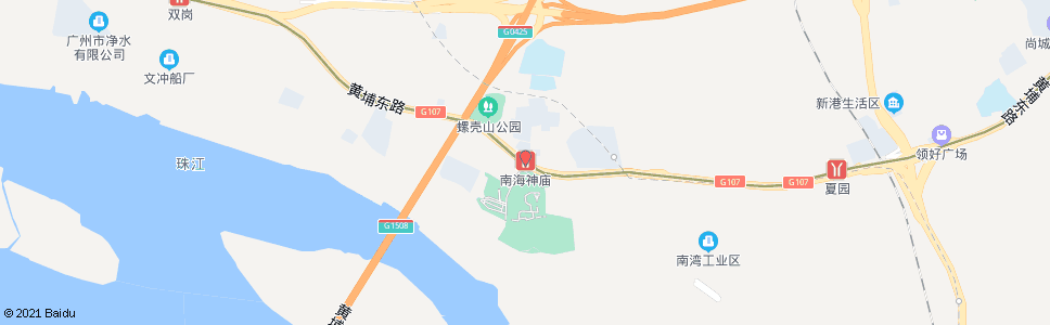 广州BRT南海神庙_公交站地图_广州公交_妙搜公交查询2024