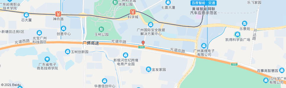 广州创新路_公交站地图_广州公交_妙搜公交查询2024